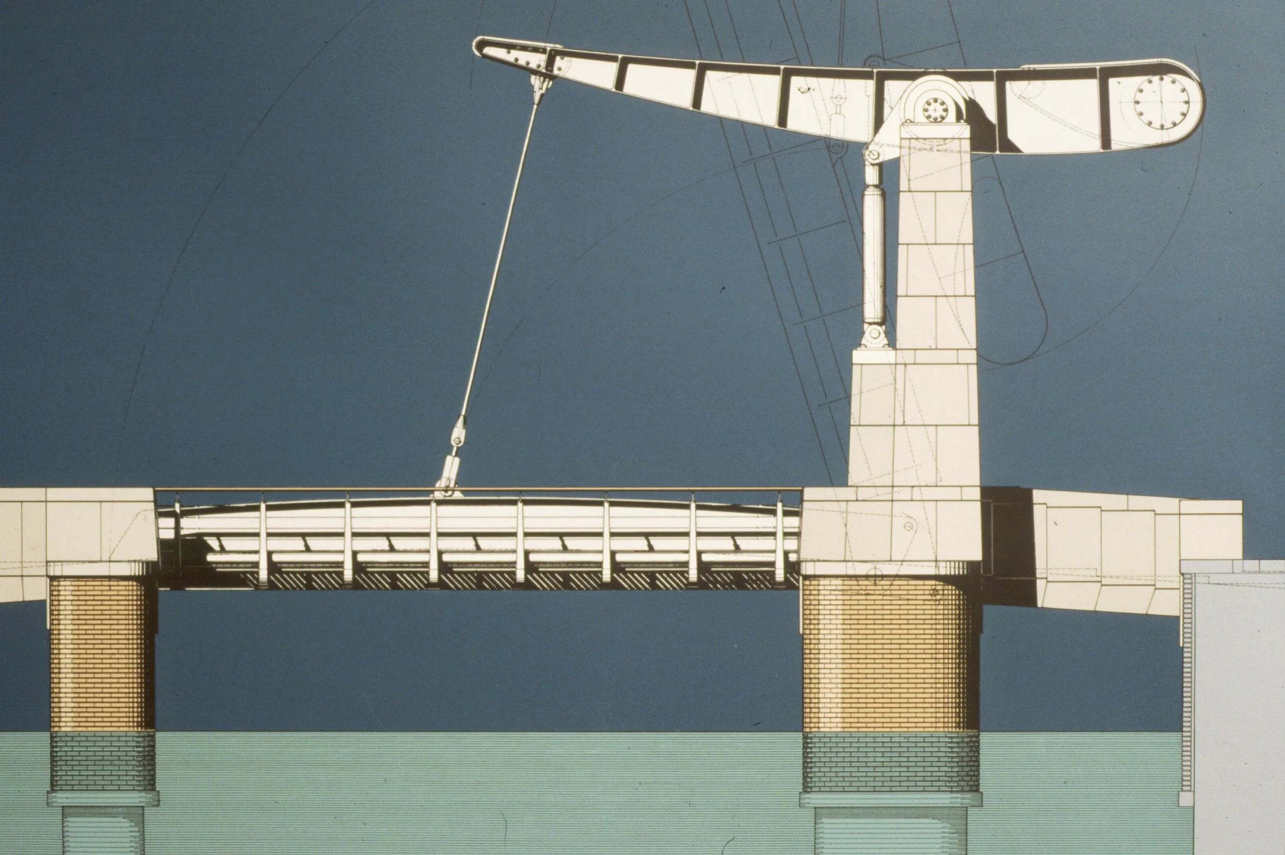 Bridge Elevation - Approach from the Canal