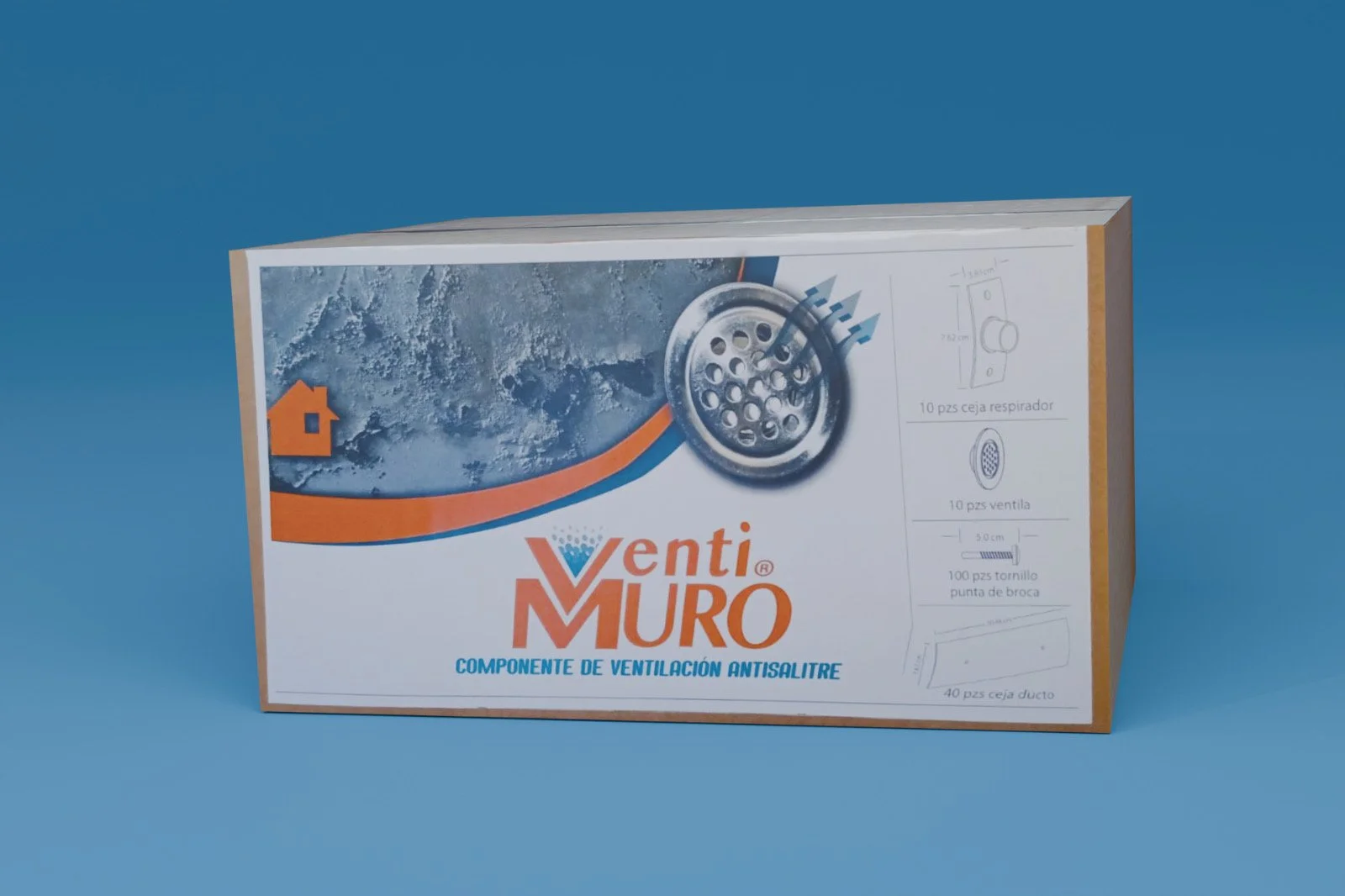 Presentación profesional componente de ventilación antisalitre