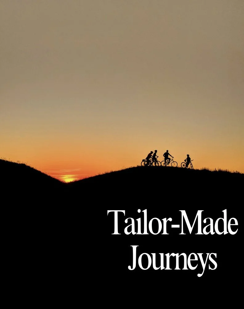 Not every journey should feel the same.
We design travel that reflects who you are and what you need &mdash; whether it's celebrating something special, getting outside with your team, or simply moving at your own pace.

🗻 Tailor-Made Journeys
🗻 Ce