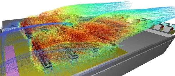 CFD airflow and thermal analysis model — building physics and sustainable design by Bryden Wood