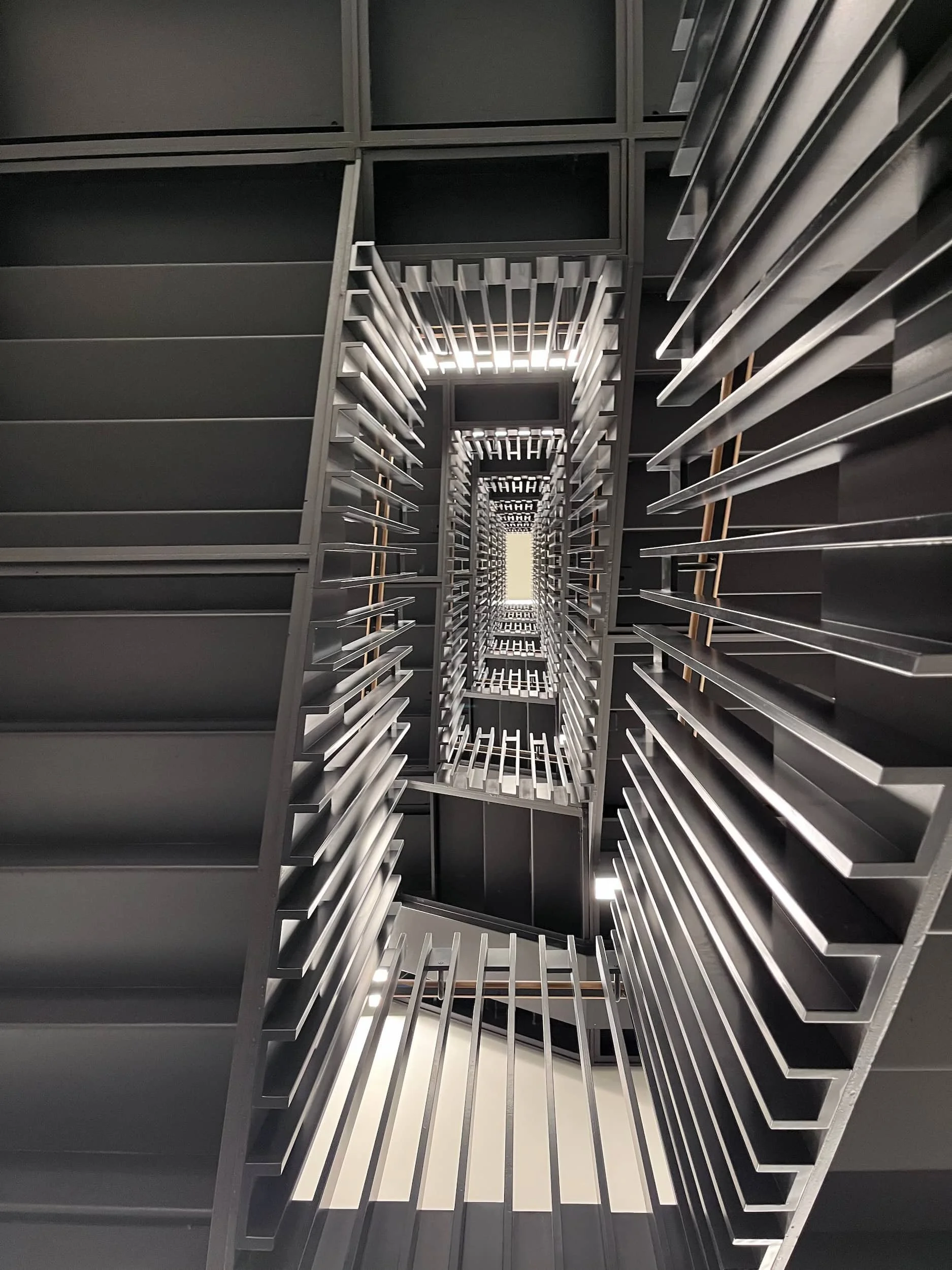 The Forge – internal staircase looking up
