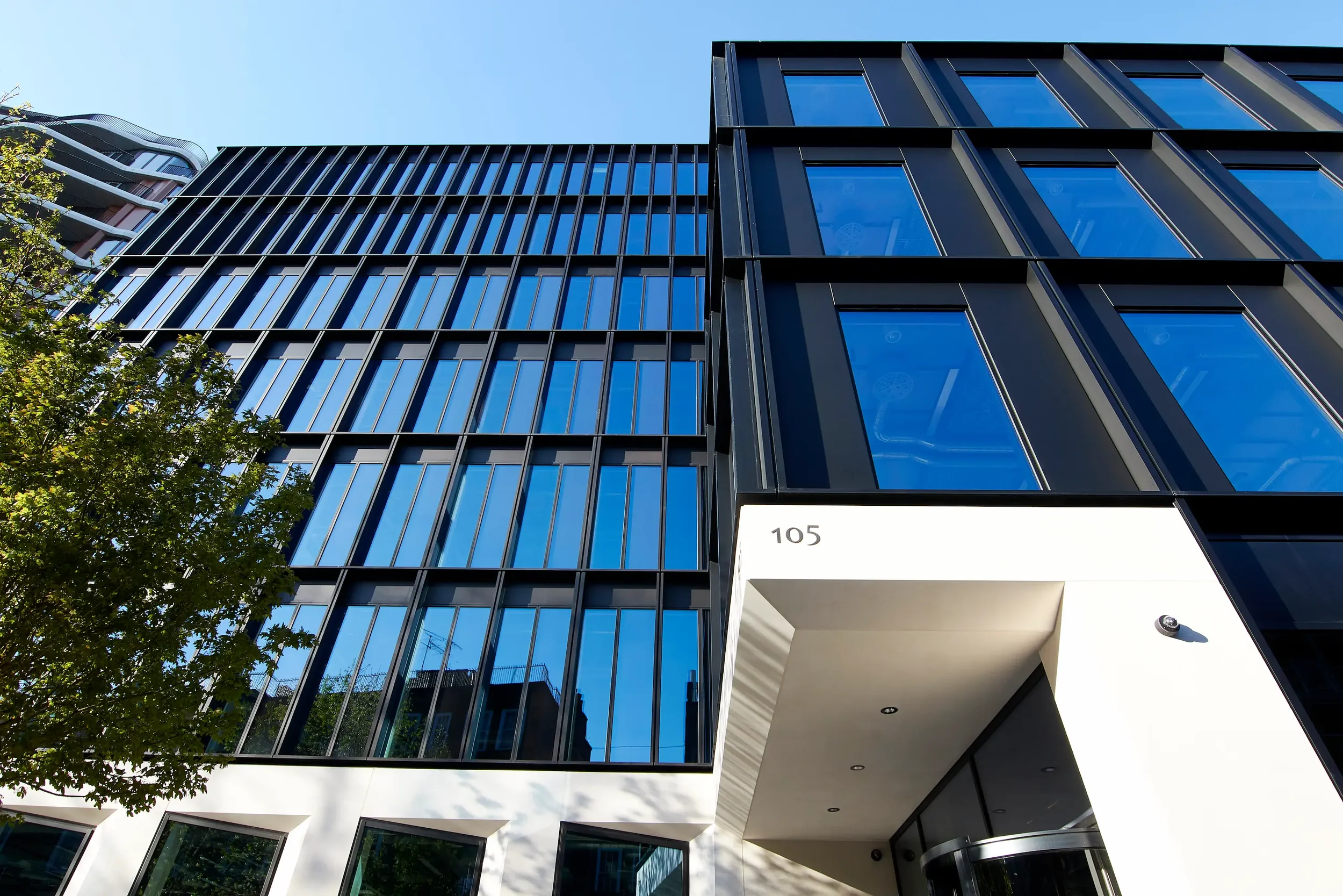 The Forge – entrance canopy, 105 Sumner Street