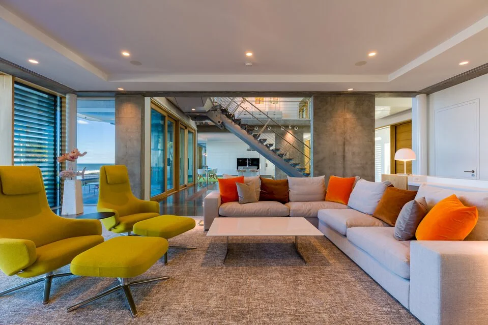 Beach Shack – open-plan living room