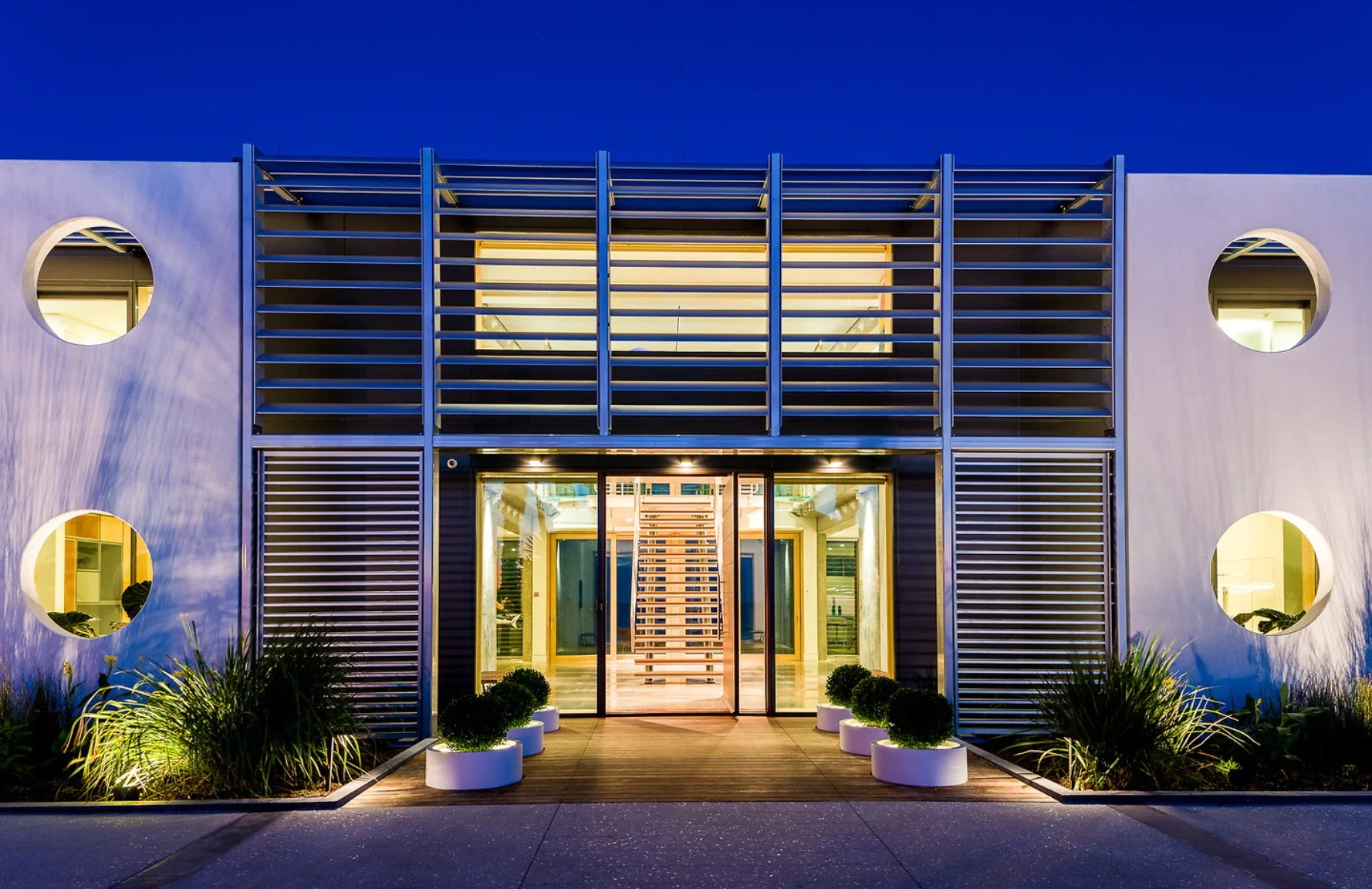 Beach Shack – street façade at night.webp