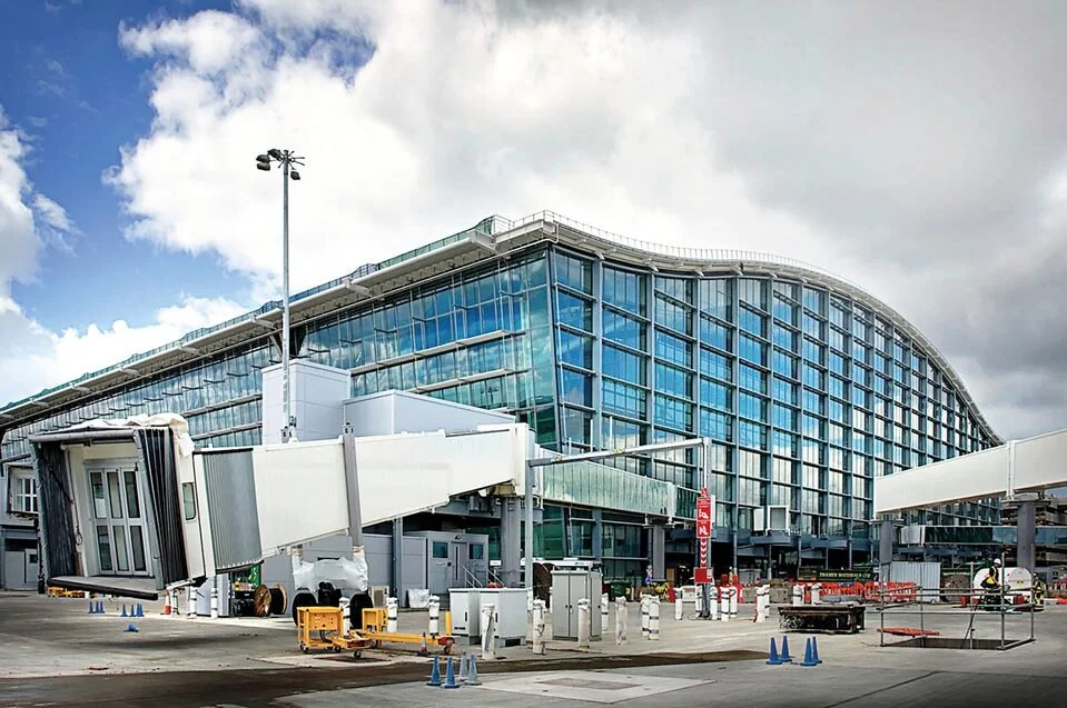 Heathrow Terminal 5 — Pier Segregation, Airside Exterior View