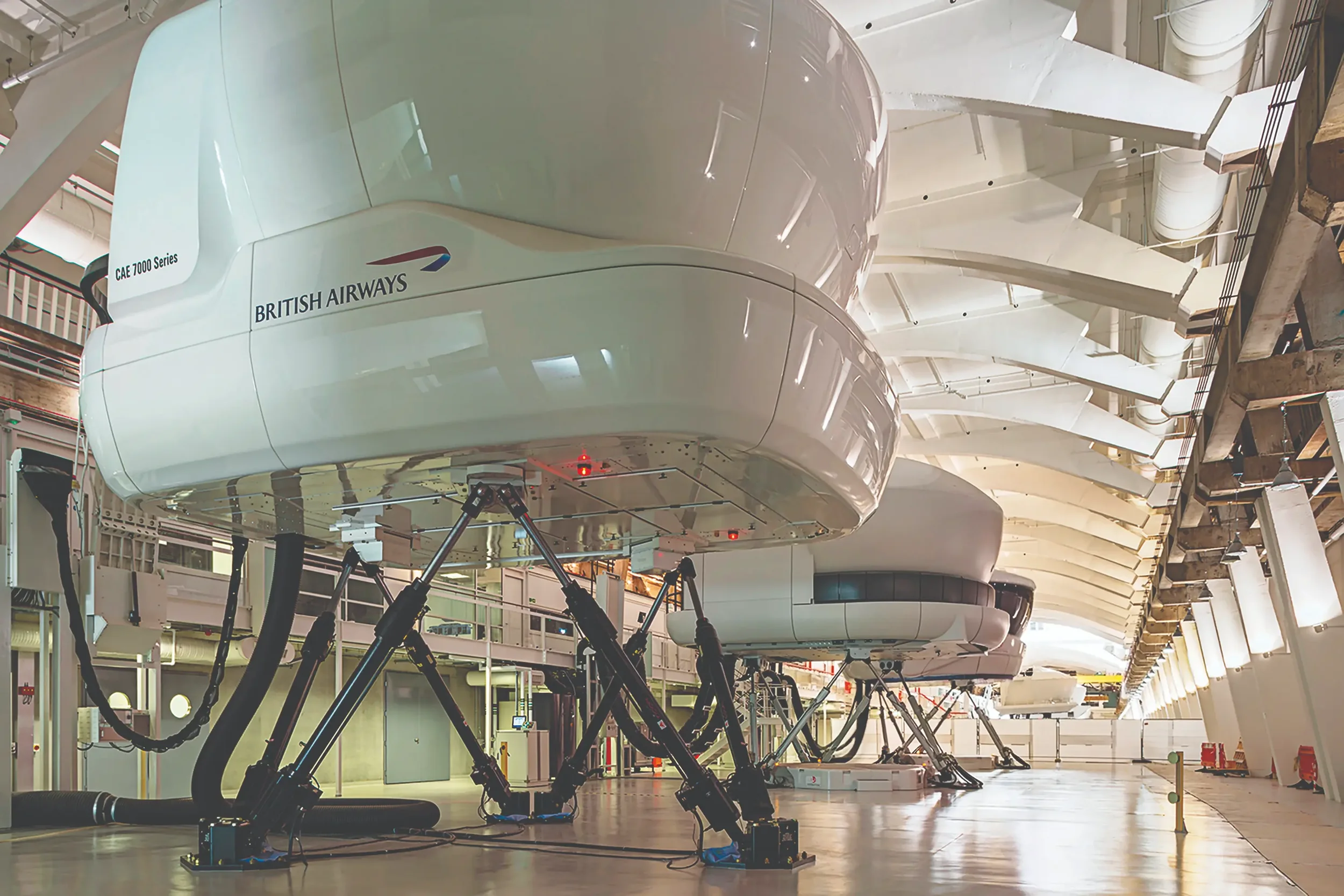 British Airways Flight Training Centre — CAE 7000 Series Simulators, East Hangar, Heathrow