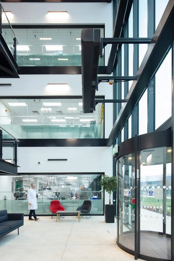 FujiFilm Diosynth Biotechnologies Project Newton — Entrance Atrium, Billingham