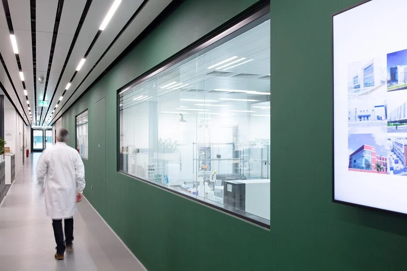 FujiFilm Diosynth Biotechnologies Project Newton — Laboratory Viewing Corridor, Billingham