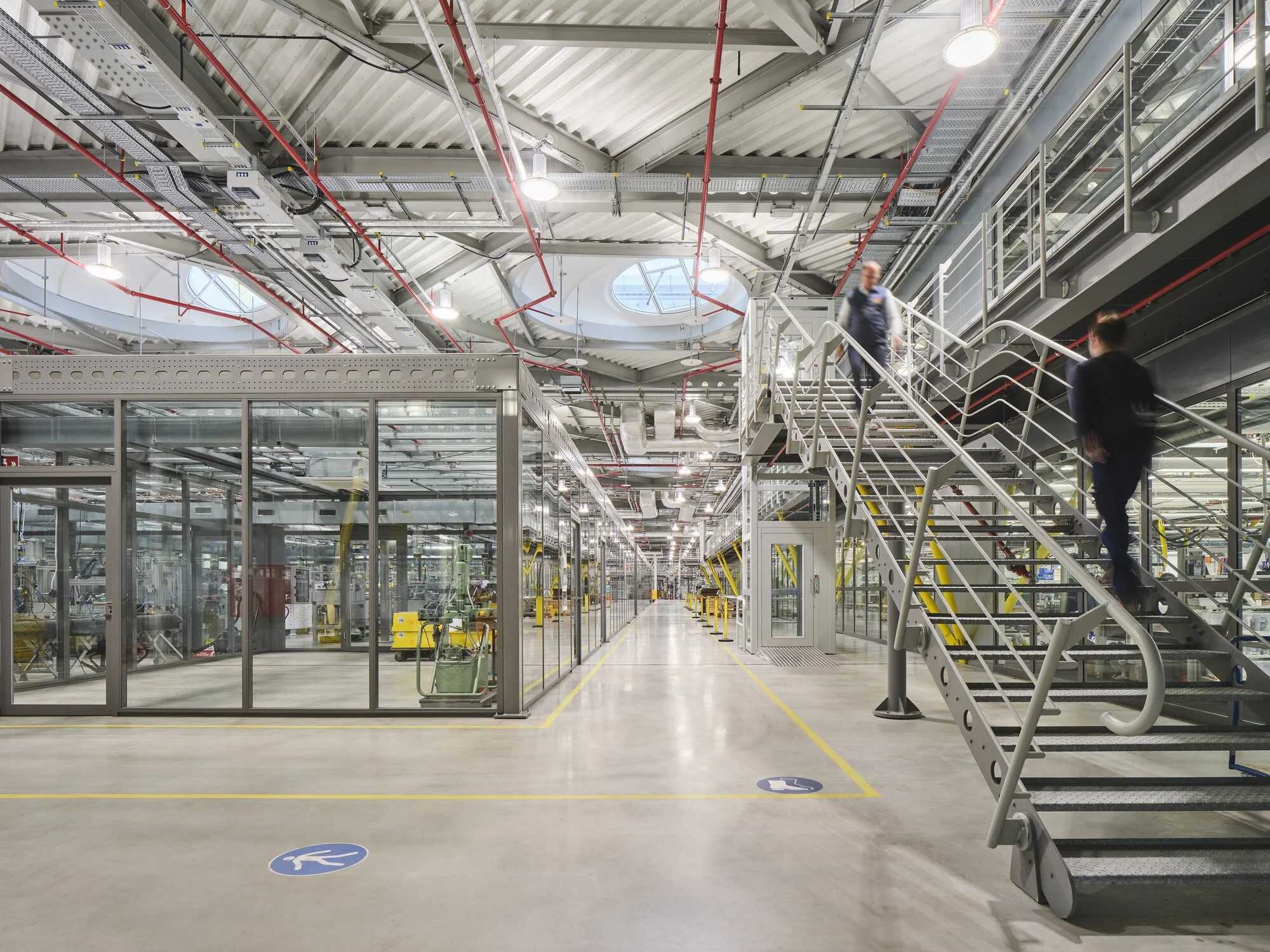 igus Phase 8 Production Floor Mezzanine Staircase