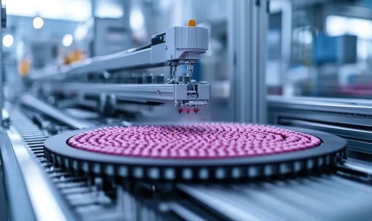 Pharmaceutical tablet manufacturing production line