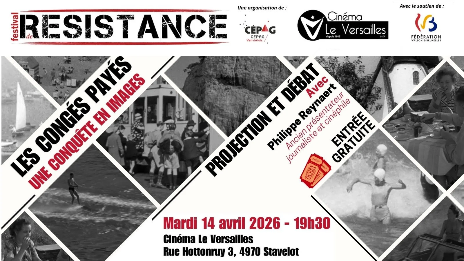 "Les congés payés"                    Une conquête en images