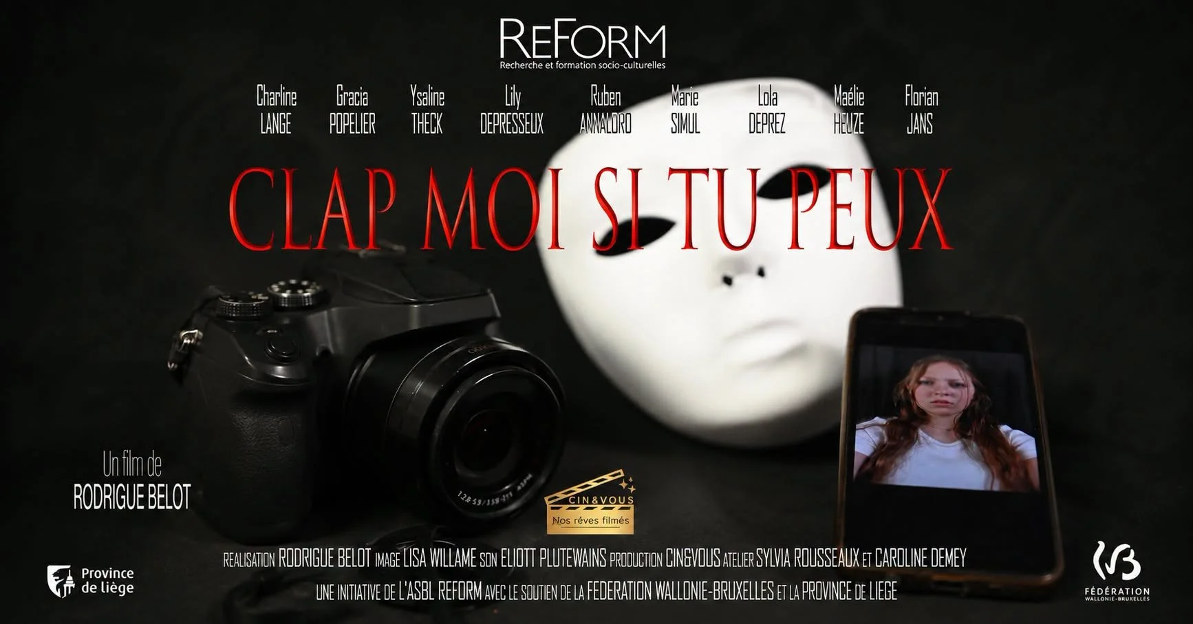 Projection cinéma: "Clap-moi si tu peux", un film sur le cyberharcèlement