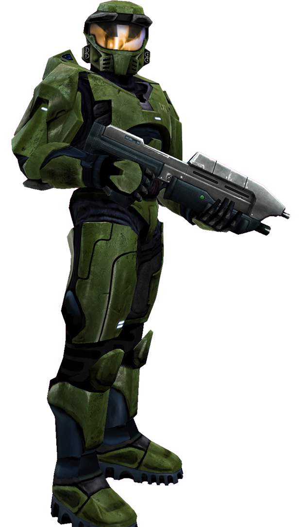 An image of the Master Chief as he appears in Combat Revolved