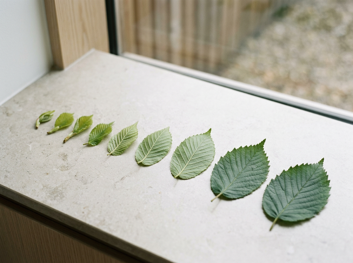ghoethean metamorphosys of a leaf