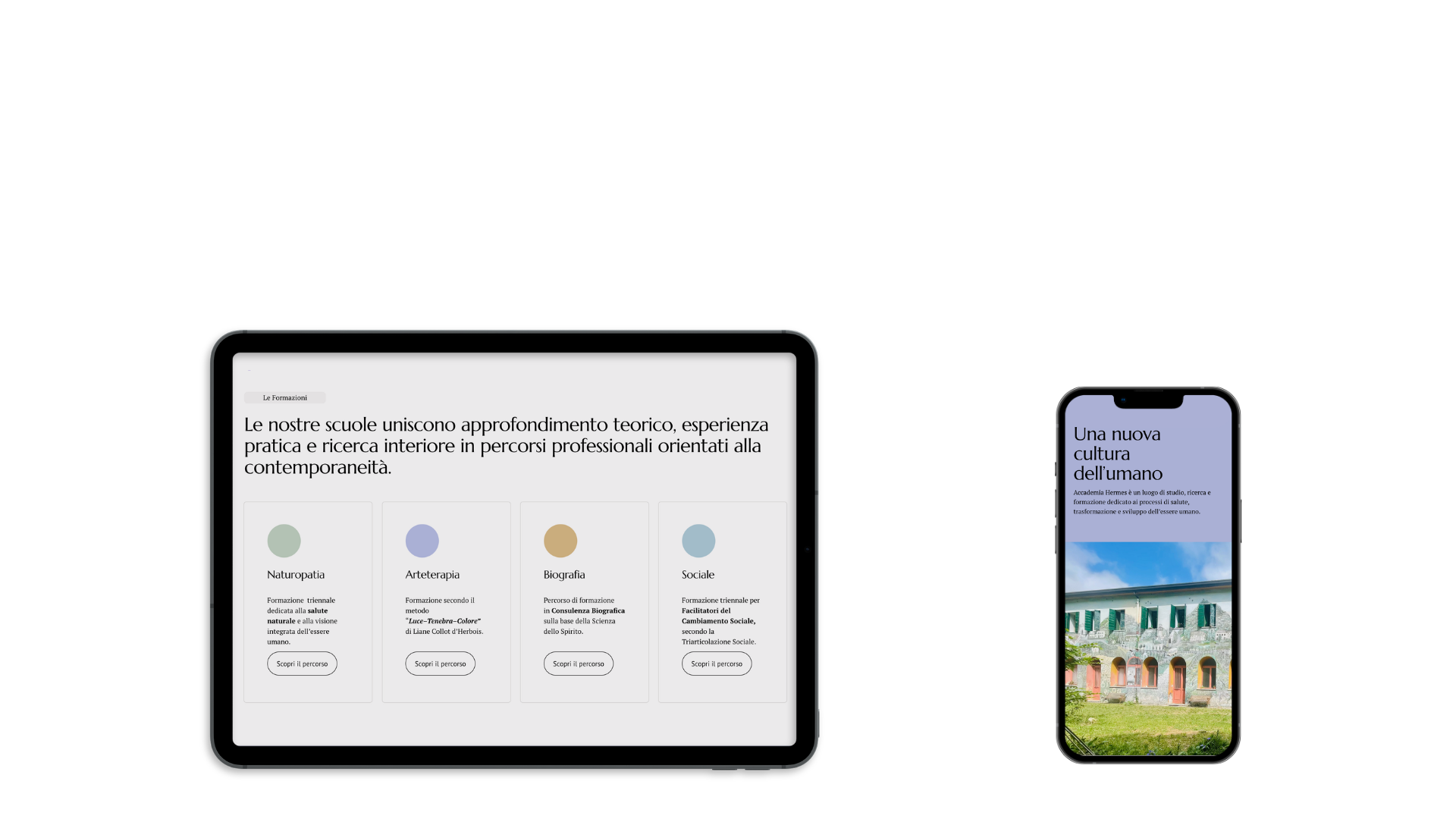 Accademia Hermes new website