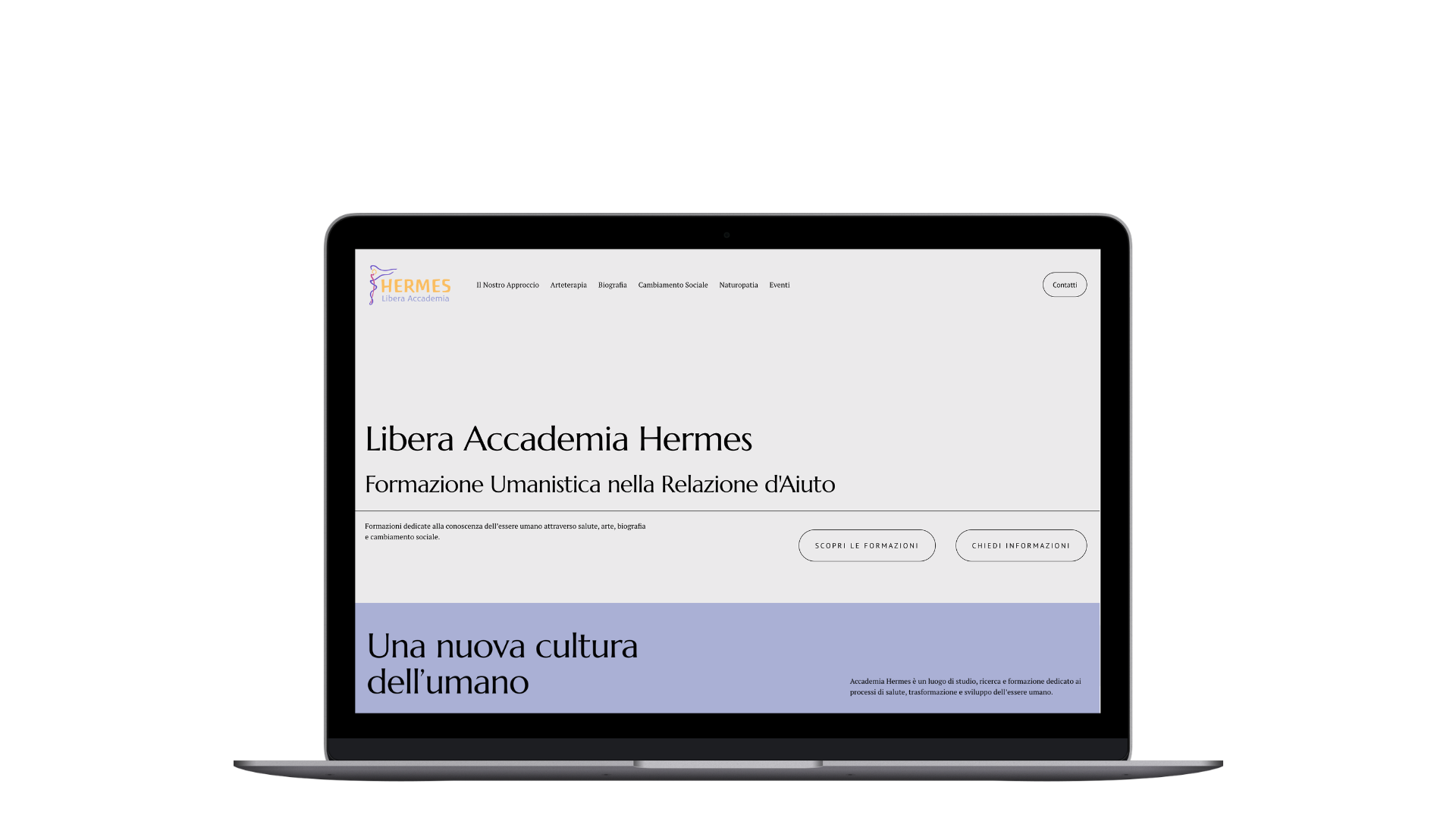 Accademia Hermes new website