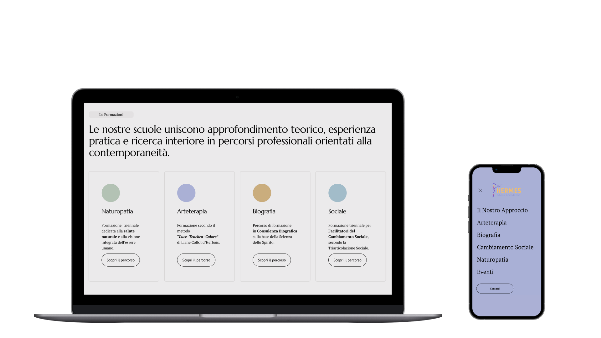Accademia Hermes new website