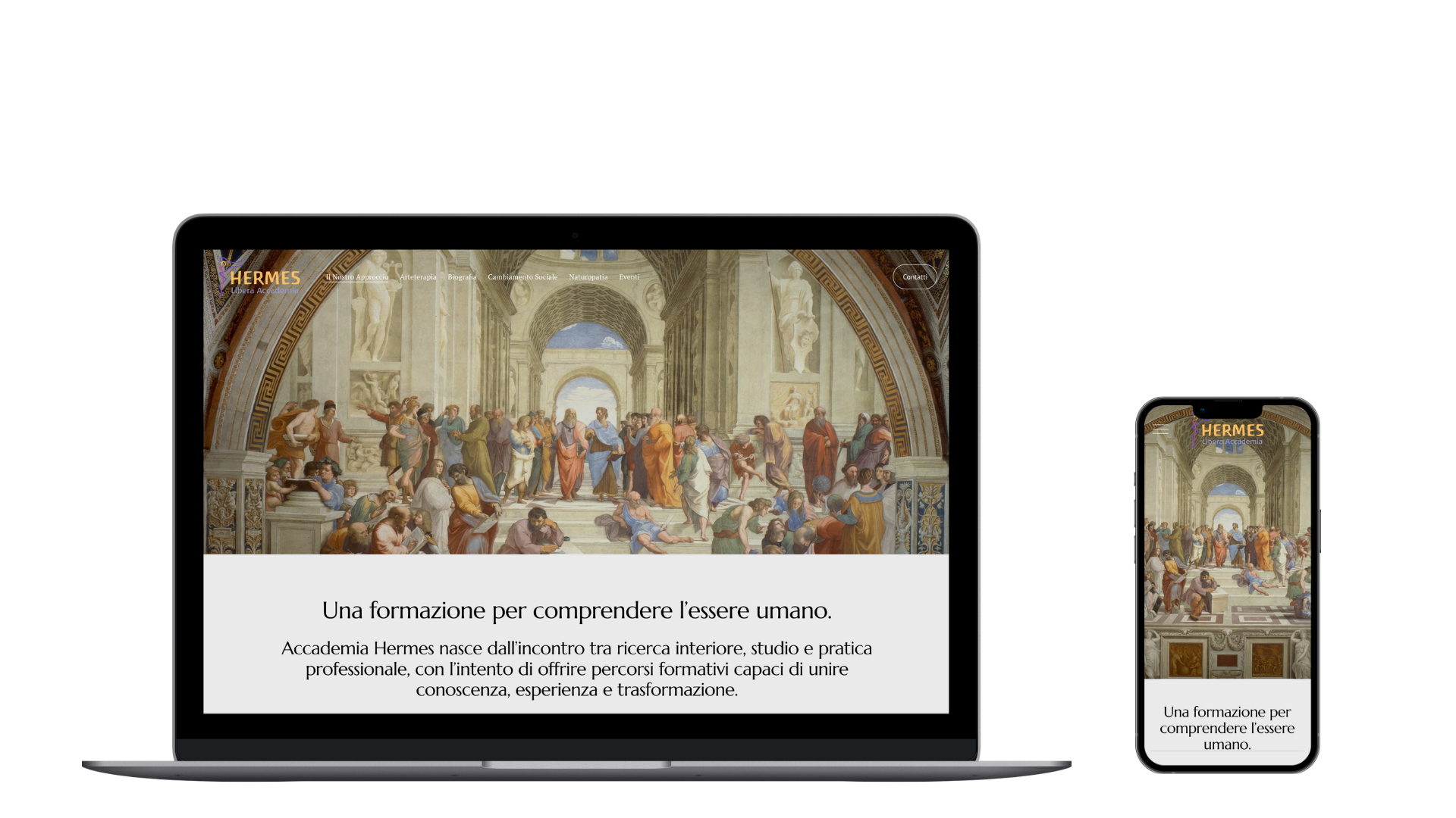Accademia Hermes new website