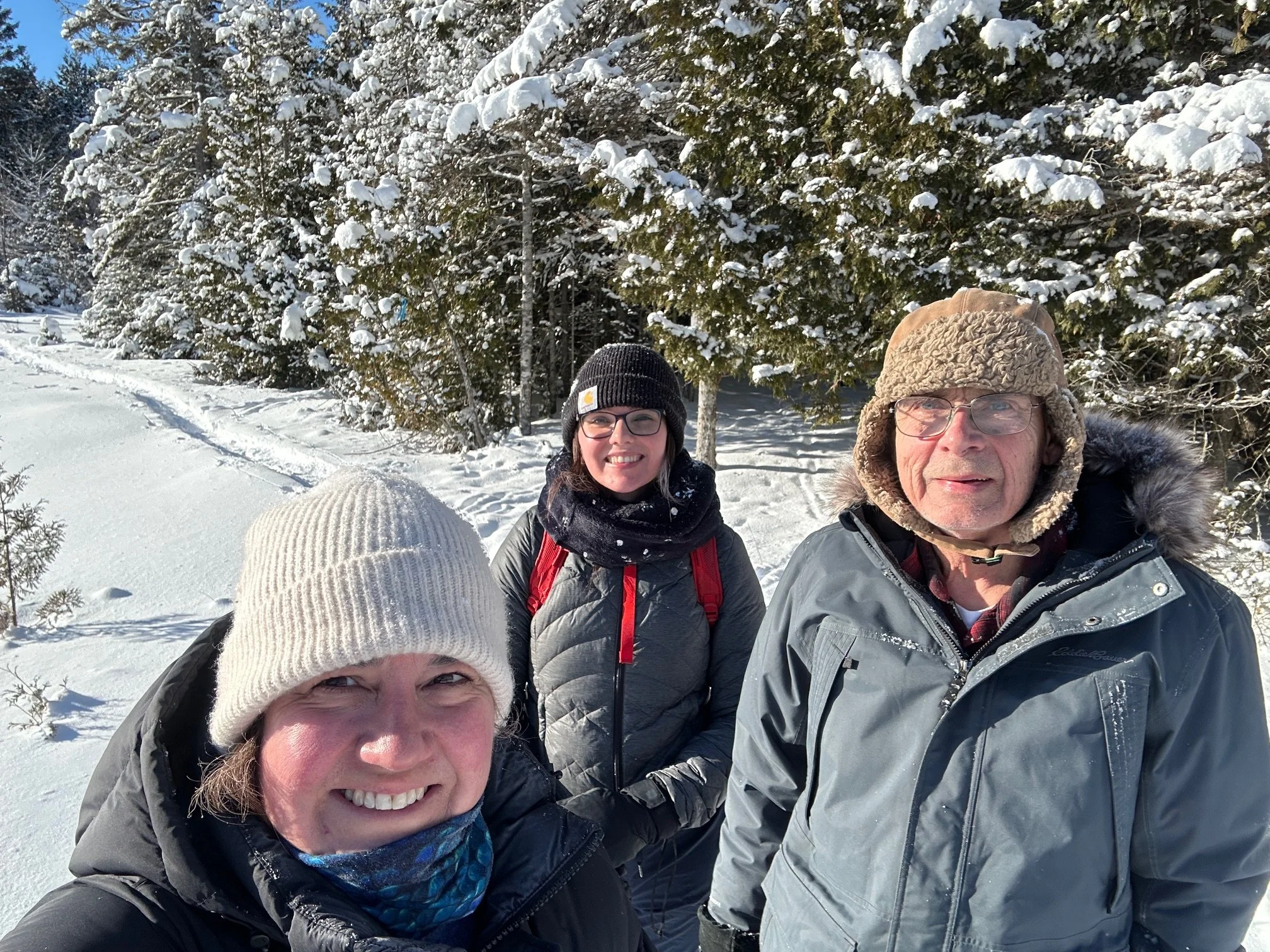 Gravel Point Wintery Snowshoe