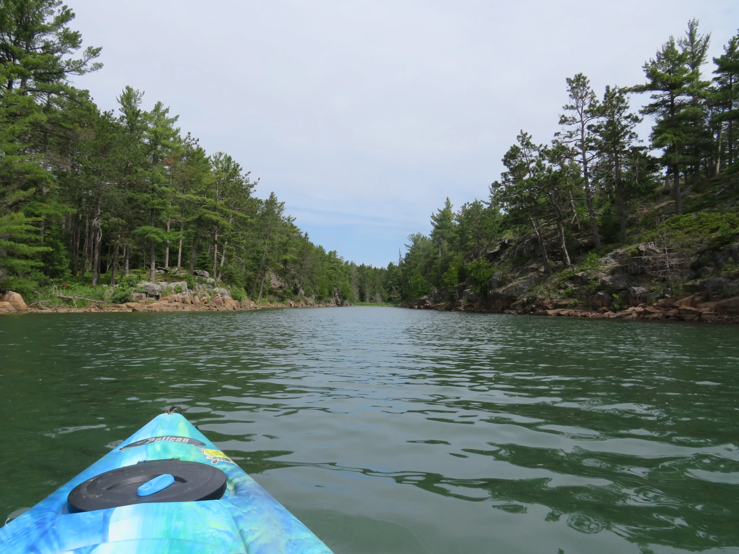 Guided Paddle to Hole in the Wall