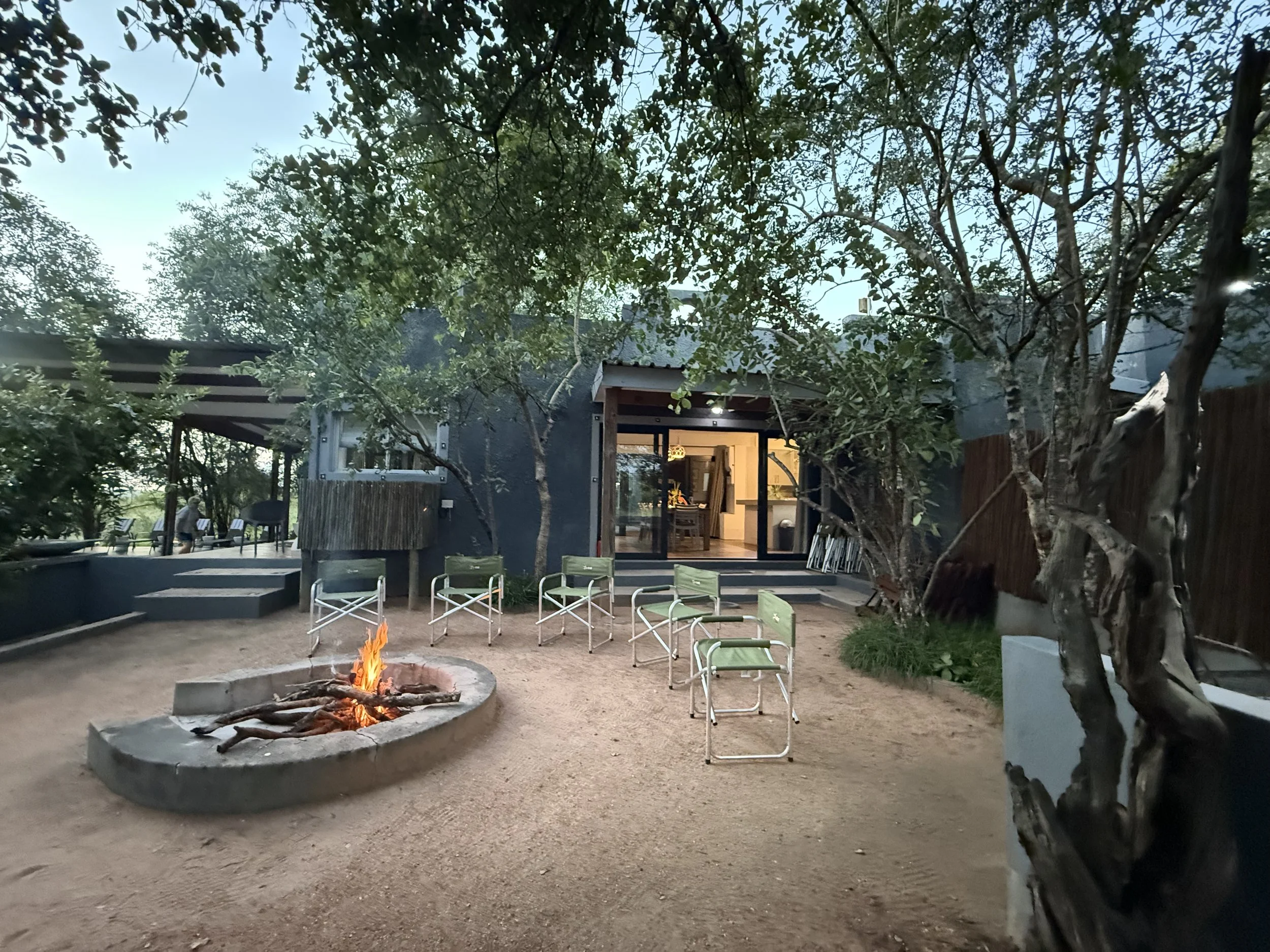 Fire area at Tumbeta House