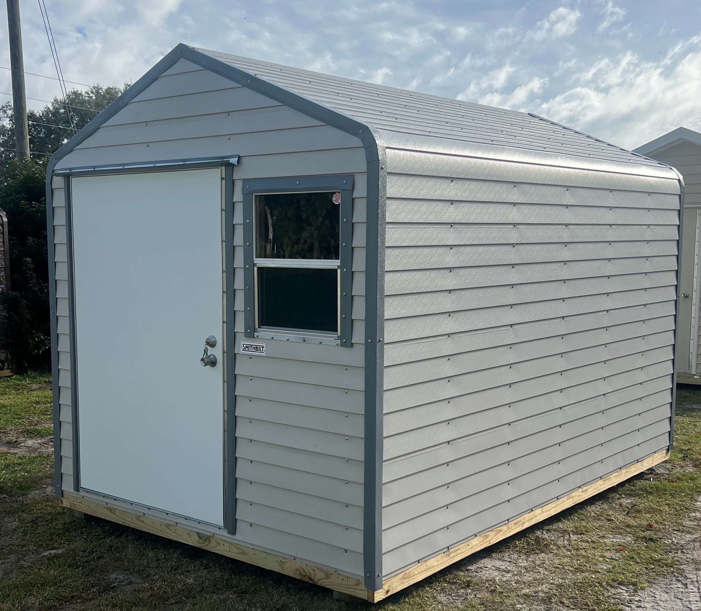 8x12 Smithbilt Streamline Storage Shed