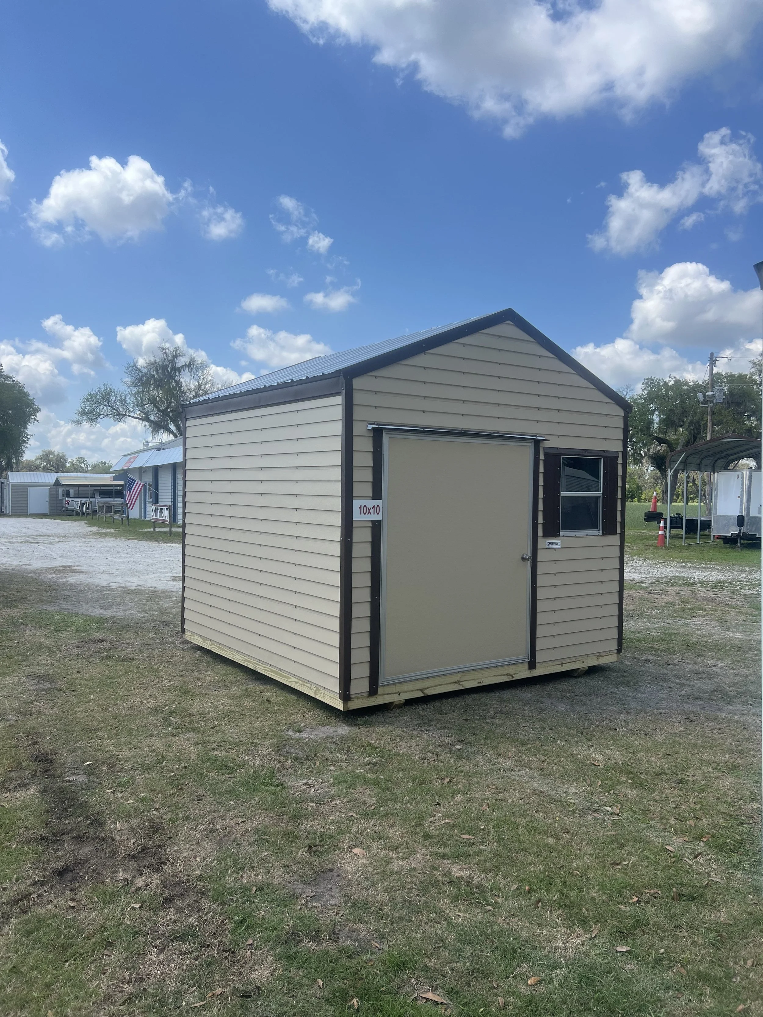 10x10 Smithbilt Shorthorn Storage Shed
