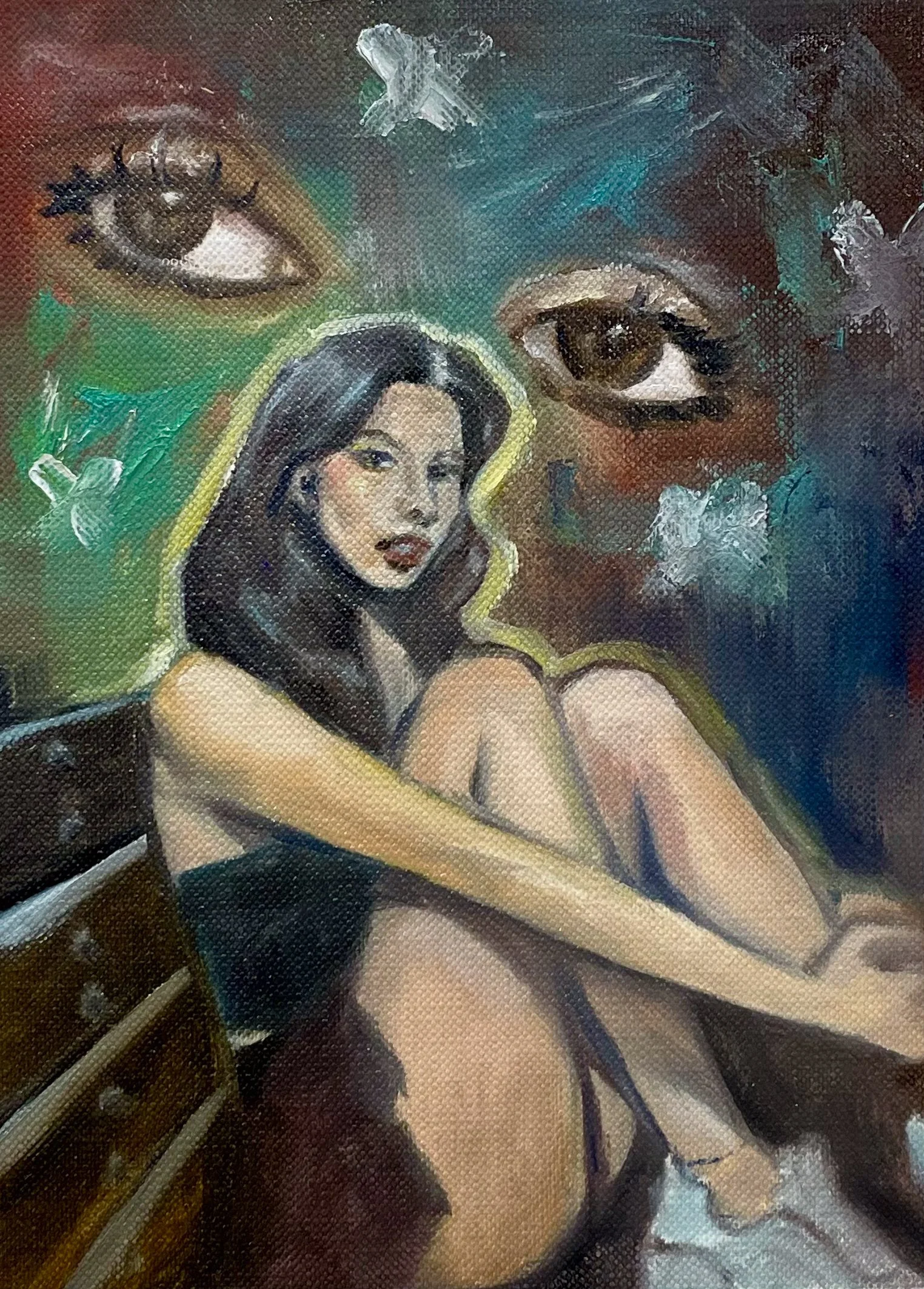 marceline, 7 x 5.5”, oil on canvas paper, 2024
