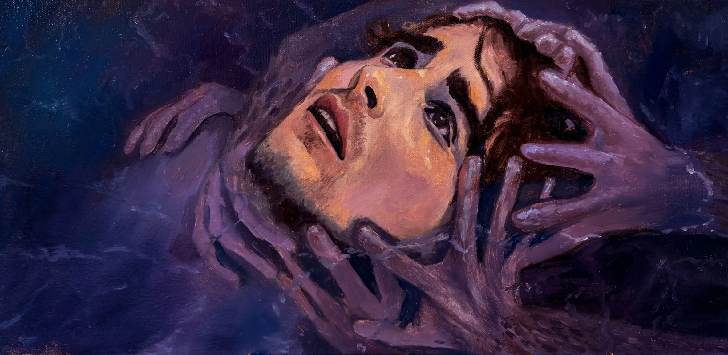 downfall #2, 20" x 10", 2025