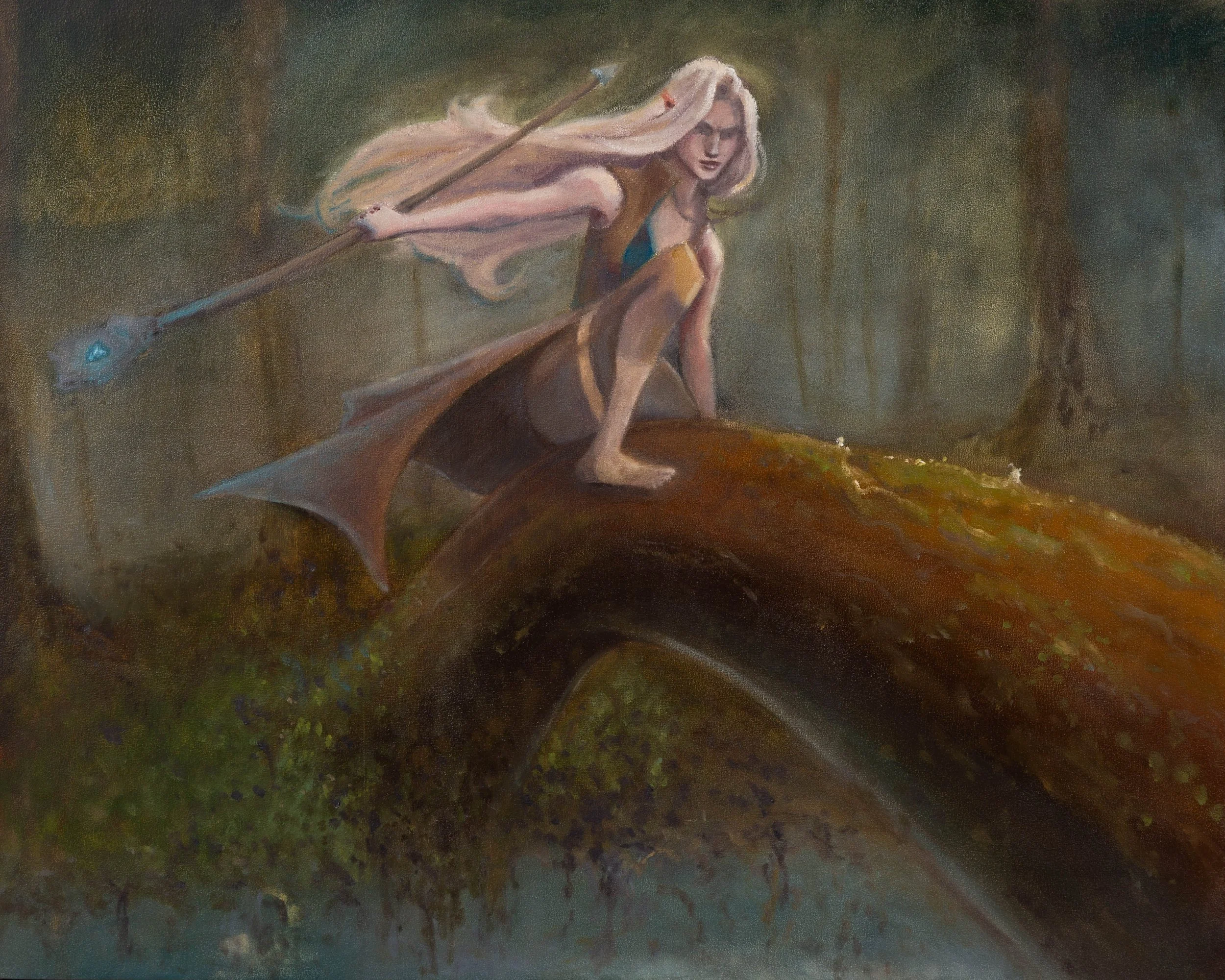 seeking adventure, 20 x 16”, oil on panel, 2025