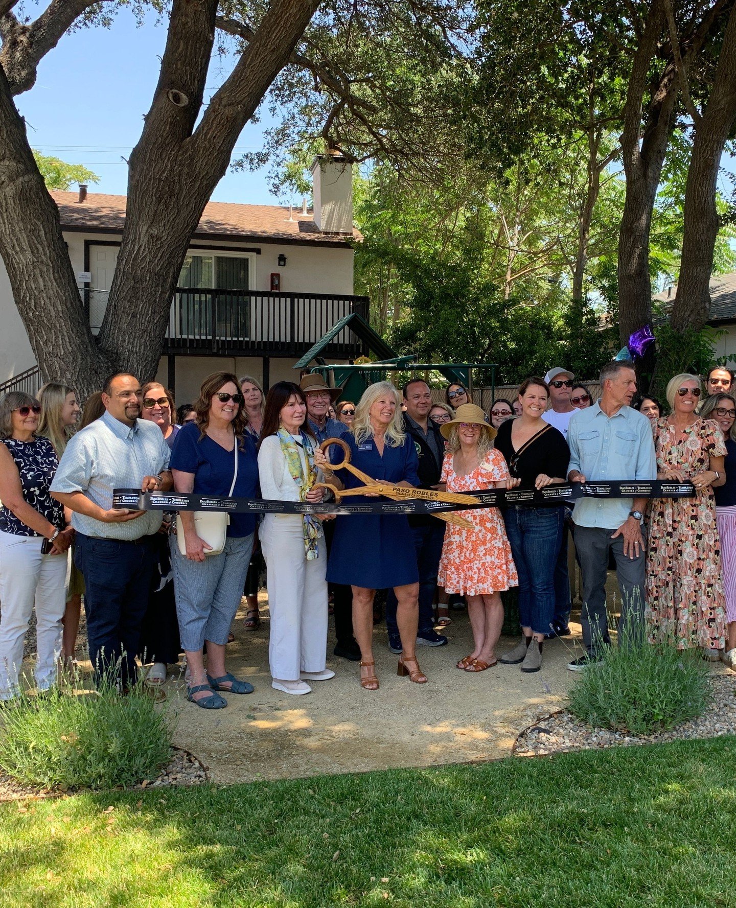 ✨ A beautiful day in Paso Robles! We gathered with community leaders and partners to celebrate the opening of our new transitional housing site&mdash;a safe, supportive space for survivors to heal and rebuild.⁠
⁠
Thanks to the generosity of Tom and N
