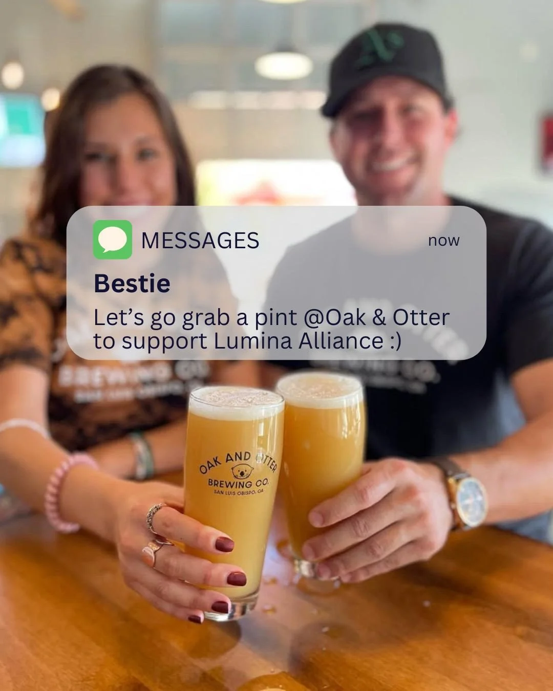 📣 Join us for brews &amp; impact at Oak &amp; Otter TODAY Thursday! 🍻⁠
⁠
We&rsquo;re so grateful to @RotaryDeTolosa for hosting a fundraiser benefiting Lumina Alliance at @oakandotterbrewing! Swing by for good drinks, good company, and a powerful c