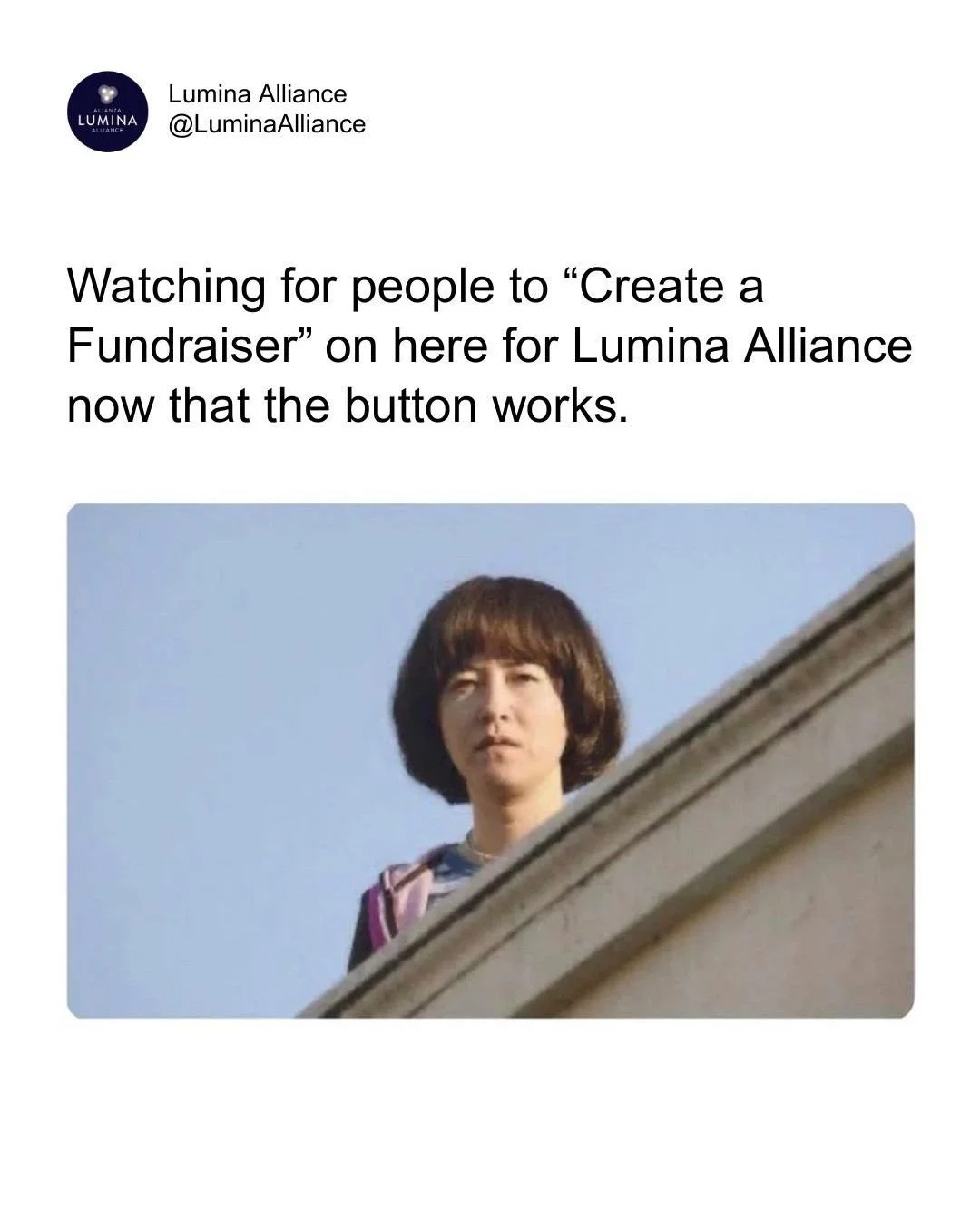 👀 Big news! You can now create an Instagram Fundraiser for Lumina Alliance! 👀⁠
⁠
This holiday season, let&rsquo;s turn your scrolling into glowing &mdash; glowing support for survivors in our community. Whether you're sipping cocoa, wrapping gifts,