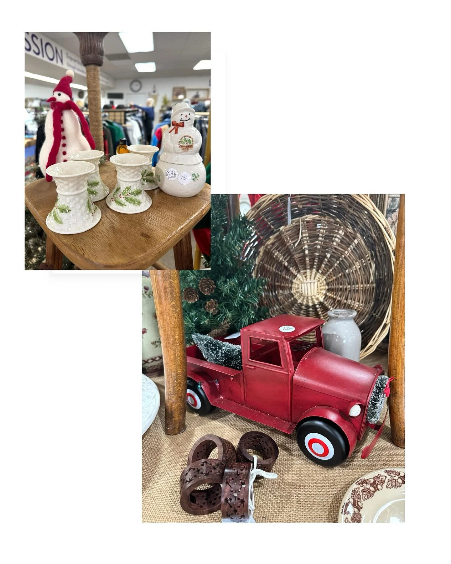 Word on thrift store alley is that there are only five more Fridays &lsquo;til Christmas!🎄
Support local and shop small this holiday season!🌟