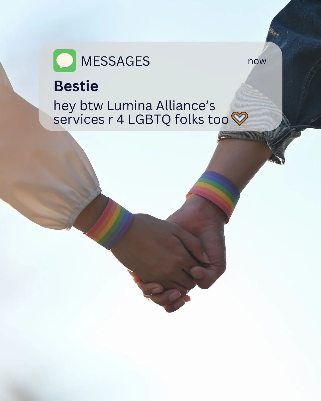 Why is an LGBTQ trauma-informed approach so important? 🌈💛⁠
⁠
LGBTQ survivors often live at the intersection of multiple forms of harm. That can include homophobia within cultural communities, alongside racism, ableism, xenophobia, and colonial viol