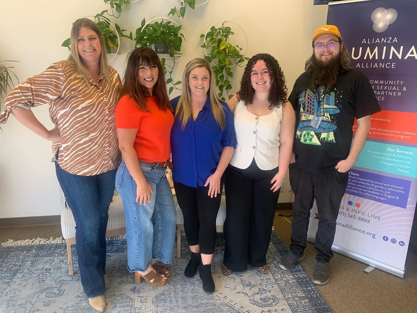 We are so grateful for Michelle, a longtime Lumina Alliance volunteer, and the SLO Women&rsquo;s Network 💛⁠
⁠
Their generous donation and continued support mean so much to our team and to the survivors we serve. Michelle&rsquo;s dedication as a volu