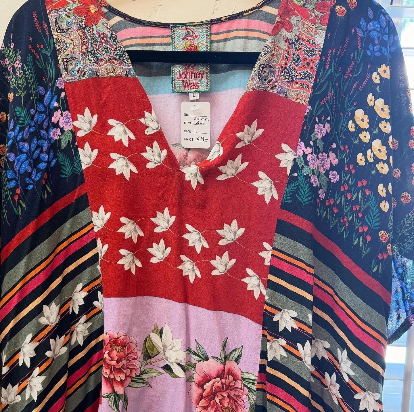 We received three BIG and very generous clothing donations this week, featuring brands such as Johnny Was, Anthropologie, and Dear John, to name a few!