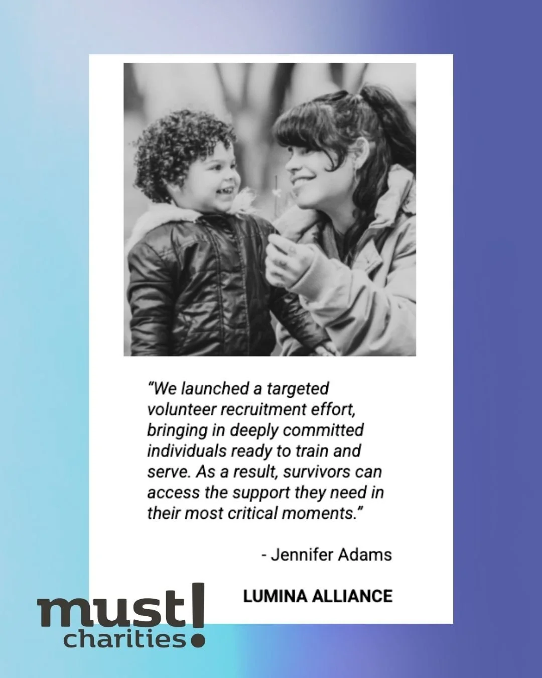 We&rsquo;re incredibly grateful for our ongoing partnership with MUST! Charities 💛 Their commitment to building a more equitable community is felt in so many ways, helping create a path toward stability and a brighter future.⁠
⁠
Partnerships like th