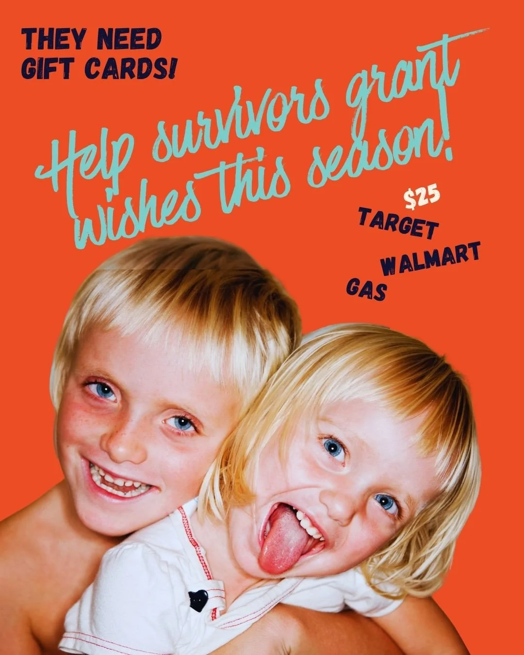 🎁 A $25 gift card can make a BIG difference this holiday season&mdash;especially when we receive it before Black Friday. 🎁⁠
⁠
For a survivor or family, it could help buy the toy a child has been asking for, fill up the gas tank, or put a favorite f