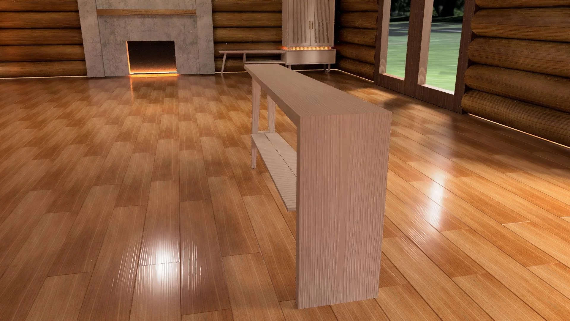 alt="Custom rift-sawn white oak long table