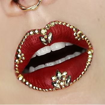 Bejeweled lips my hopeful addition