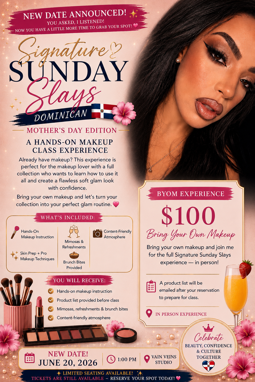 Signature Sunday Slays: Dominican Mother’s Day Edition — BYOM Experience