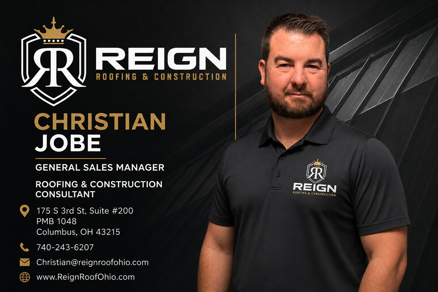 Christian Jobe Sales Manager Digital Card