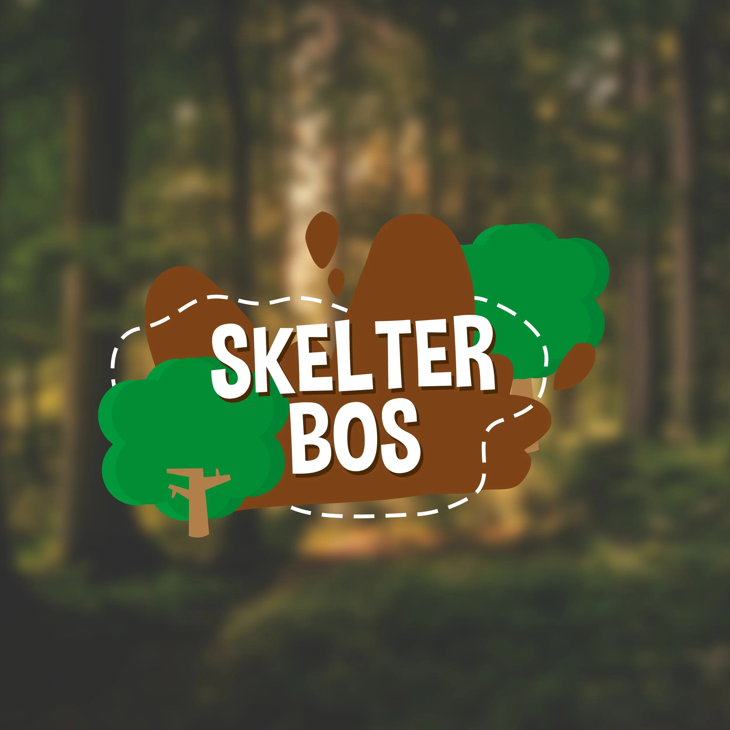 Er kwam een nieuw skelterbos in de Flierefluiter. De stoere stijl, modder, bomen en een bandenspoor waren de basics voor dit design
