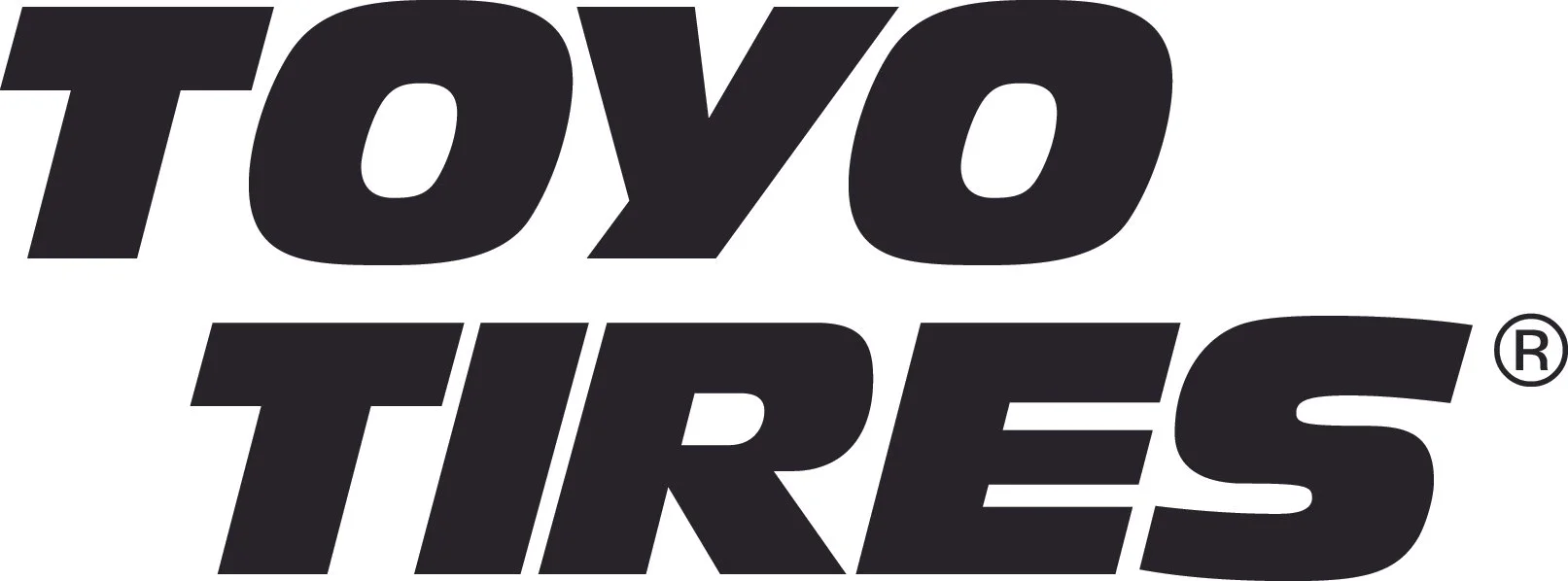 Toyo Tires logo in black font on a white background.