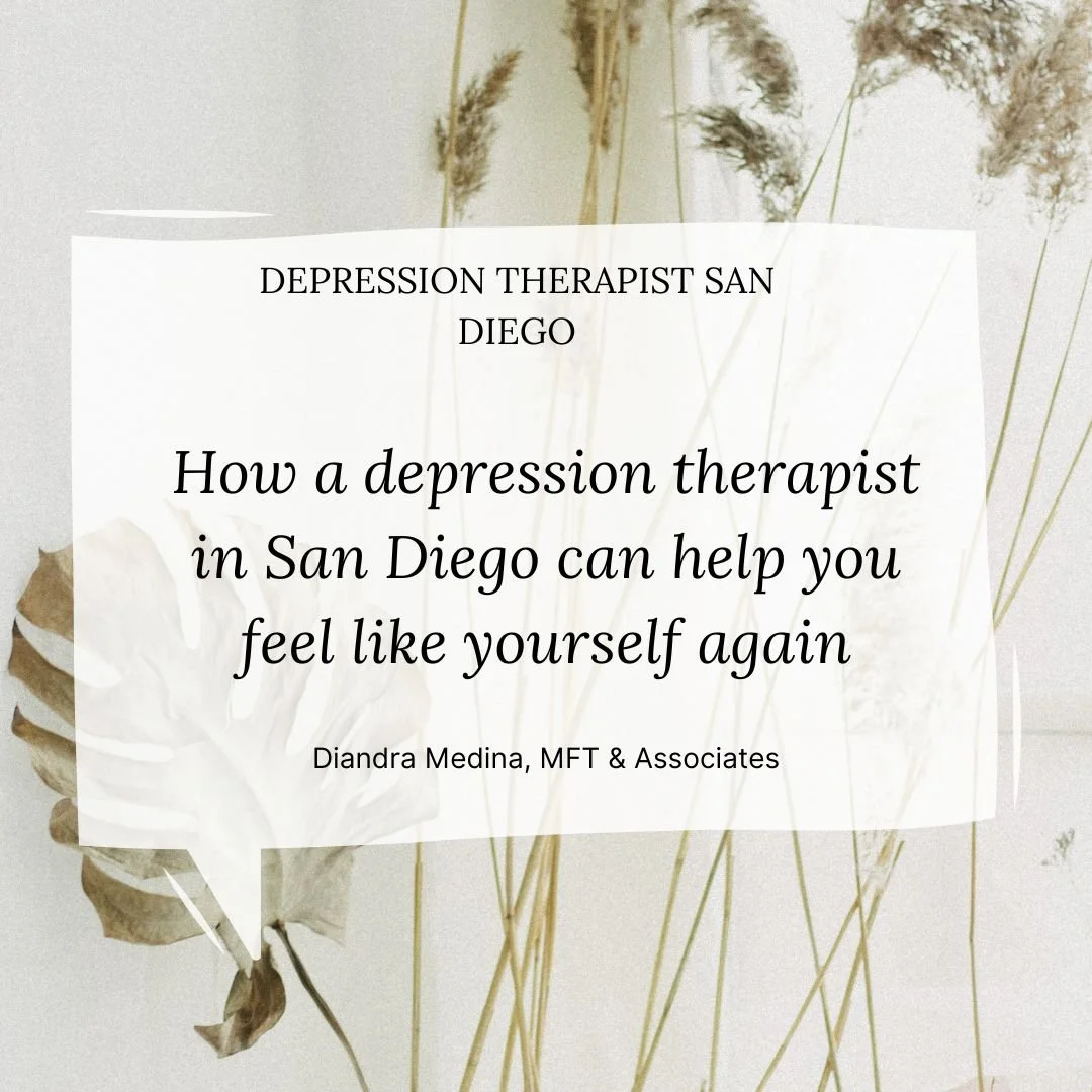 Boho plant image background with neutral tones How a Depression Therapist San Diego can help you feel like yourself again