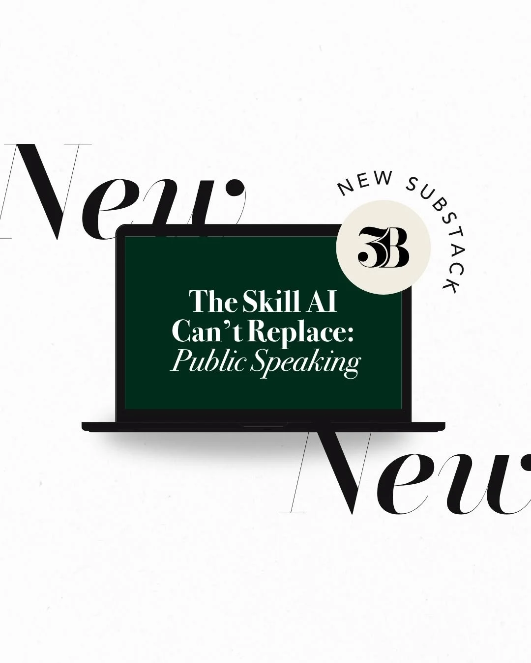 NEW SUBSTACK.

PUBLIC SPEAKING ISN&rsquo;T JUST FOR THE STAGE.

Think of every moment you share your ideas, lead a meeting, pitch a proposal, or cast a vision.

That&rsquo;s public speaking.

It&rsquo;s not about being flashy or perfect. It&rsquo;s a