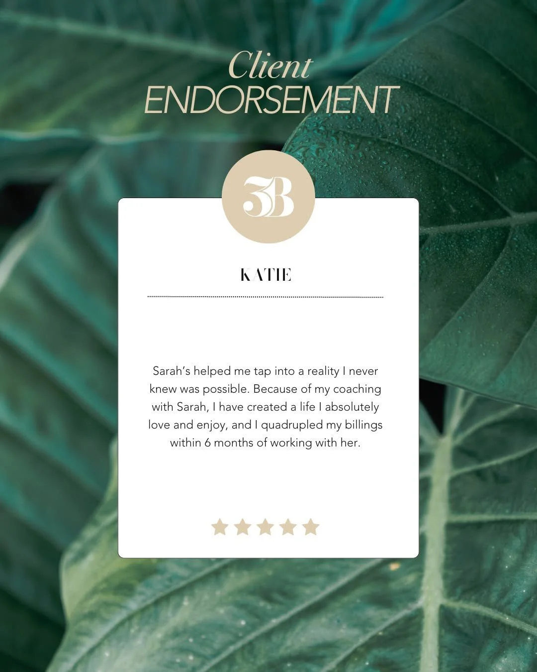 Katie is our longest-term client. As a multi-business owner, she's seen exponential financial and impact results come from getting support on her personal and professional expansion. 

When Katie came to us 8 years ago, she wasn't making the kind of 