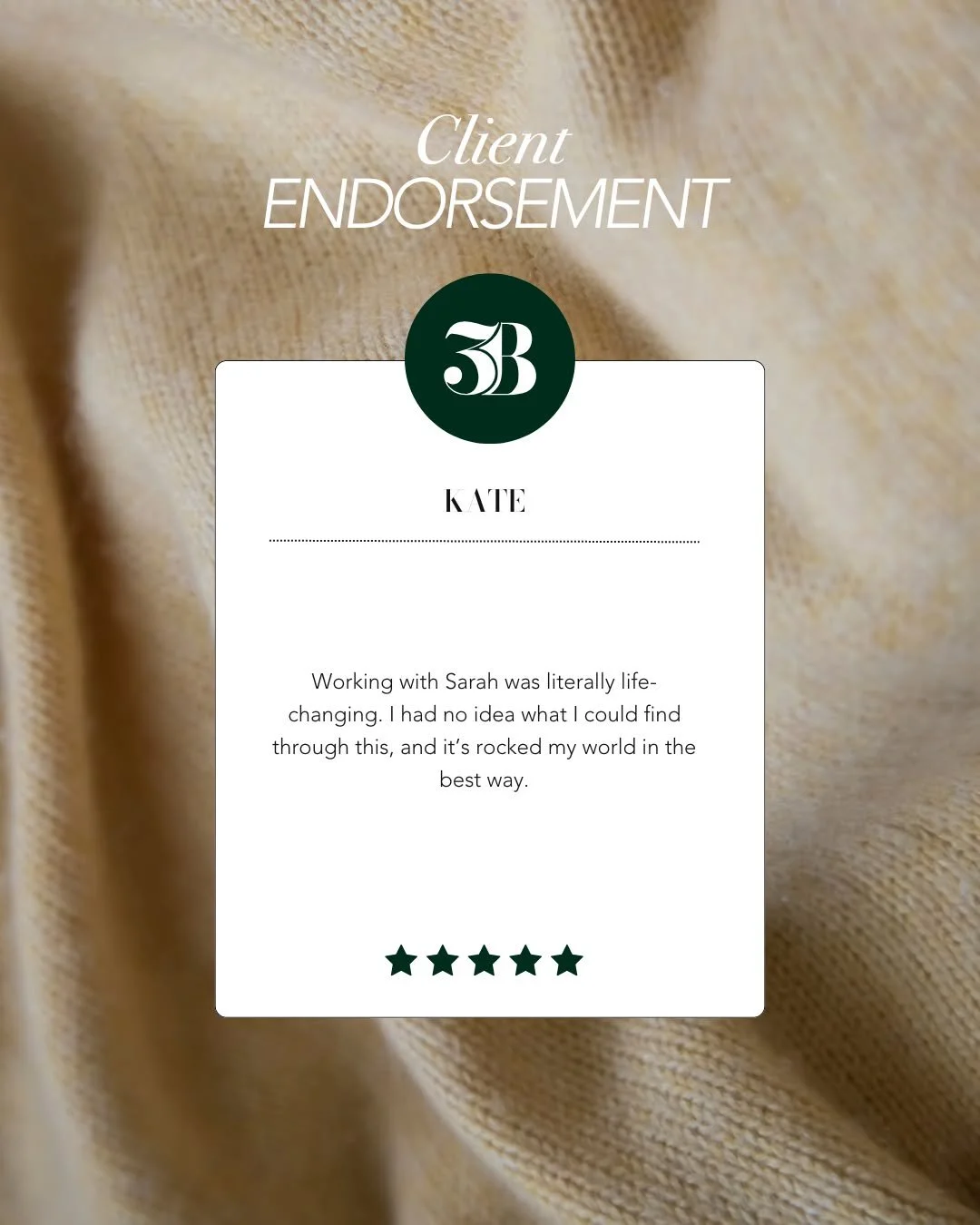 CLIENT LOVE: KATE.

Results don&rsquo;t come from motivation.
They come from clarity and follow-through.

This client didn&rsquo;t need more ideas.
They needed structure, direction, and grounded leadership support.

Proud of the work and the outcomes