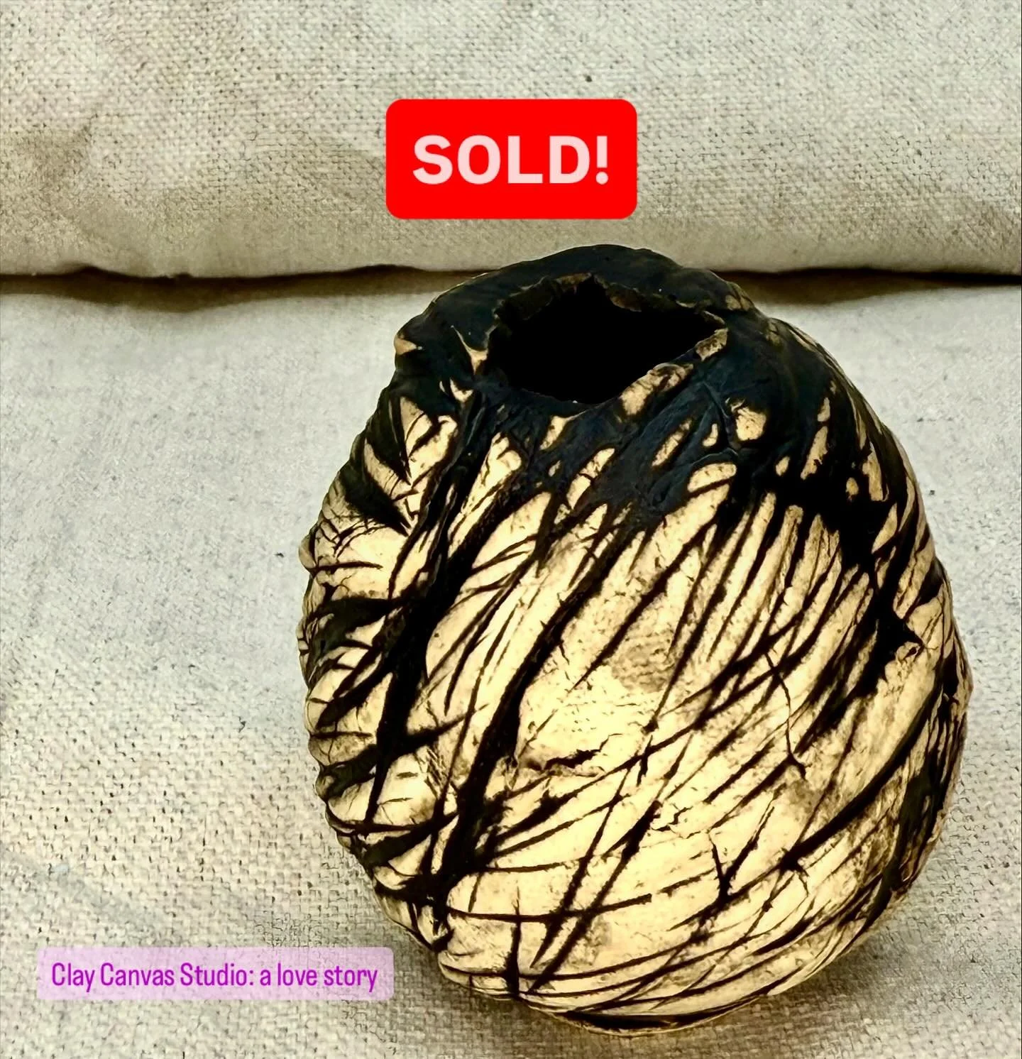 #berkshirepotterscollective 2025 sale is over. Thank you to everyone who worked hard to make it happen. It was a resounding success. Thank you to all the shoppers who are welcoming our pieces into their homes.  #claycanvasstudio